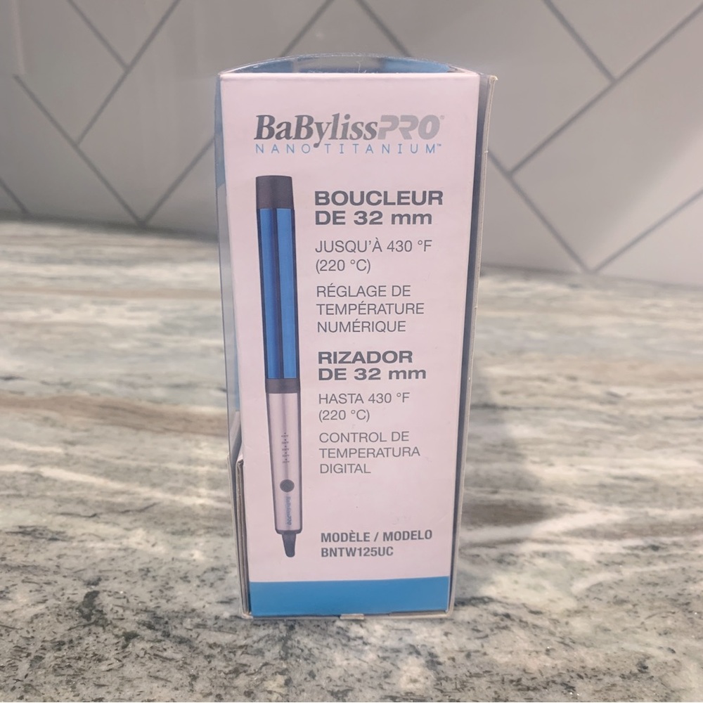 💙NWT💙 1 1/4” Babyliss Pro Nano-Titanium curling wand - Picture 4 of 11